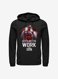 The Falcon And The Winter Soldier Let's Get To Work Hoodie