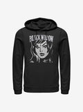 Black Widow Simple Block Hoodie