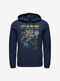space adventure The Force Awakens Space Battle Hoodie