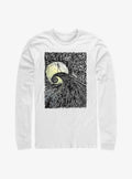 The Nightmare Before Christmas Spiral Hill LongSleeve TShirt T-Shirt | Vintage Christmas Look | Trending Festive Apparel