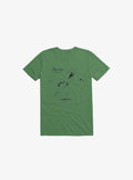Boneless Crew Skater Skeleton Kelly Green T-Shirt | Premium Unisex T-Shirt, Trending Graphic Tee