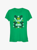The Nightmare Before Christmas Jack No Sleep Till Xmas Girls TShirt T-Shirt | Fan Favorite Artwork | Great For Christmas Season