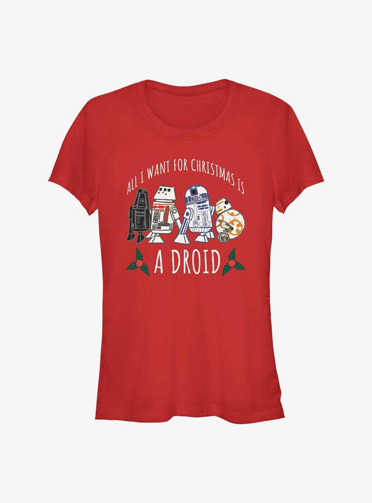 Star Wars Christmas Droids Girls T-Shirt T-Shirt | Best-Selling Artwork | Trending Now