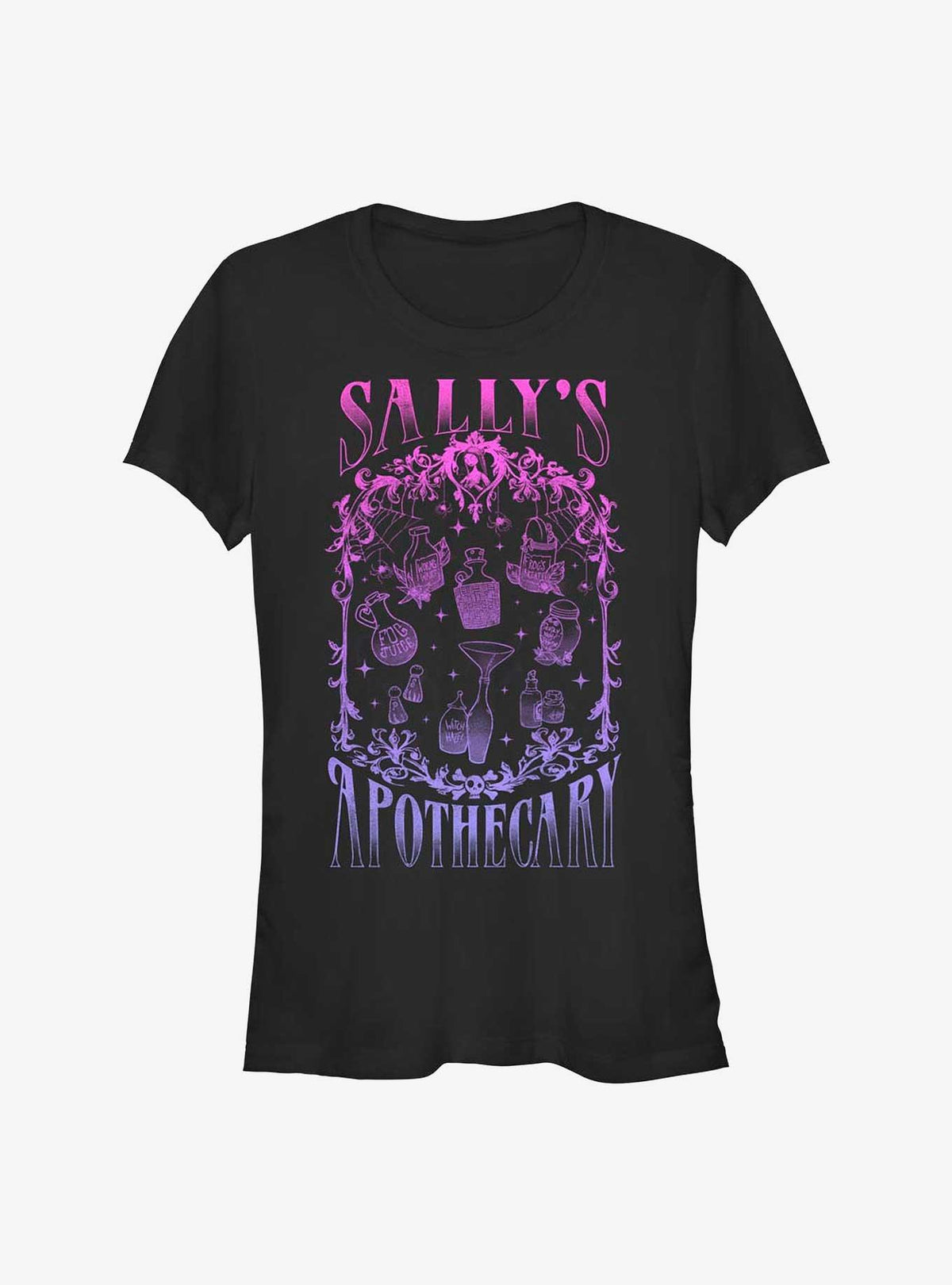 Disney The Nightmare Before Christmas Sallys Apothecary Girls TShirt T-Shirt | Seasonal Must-Have | Limited Christmas Style