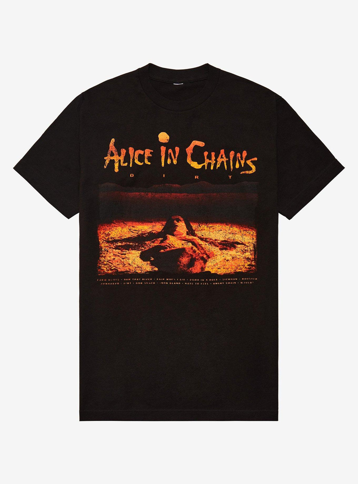 Alice In Chains Dirt Tracklist TShirt Graphic Tee | Graphic Tee | Unisex Shirt | Premium Quality Apparel