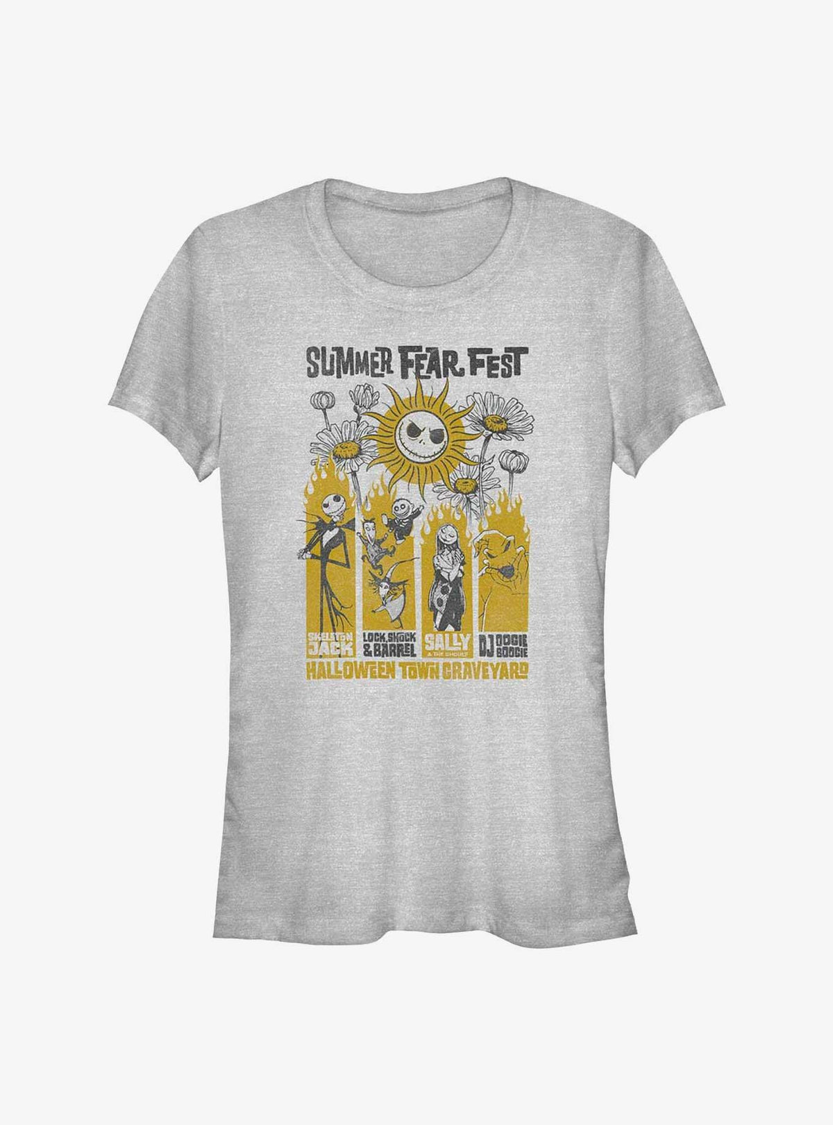 Disney The Nightmare Before Christmas Summer Fear Fest Poster Girls T-Shirt Poster | Streetwear Vibe | High Demand Item
