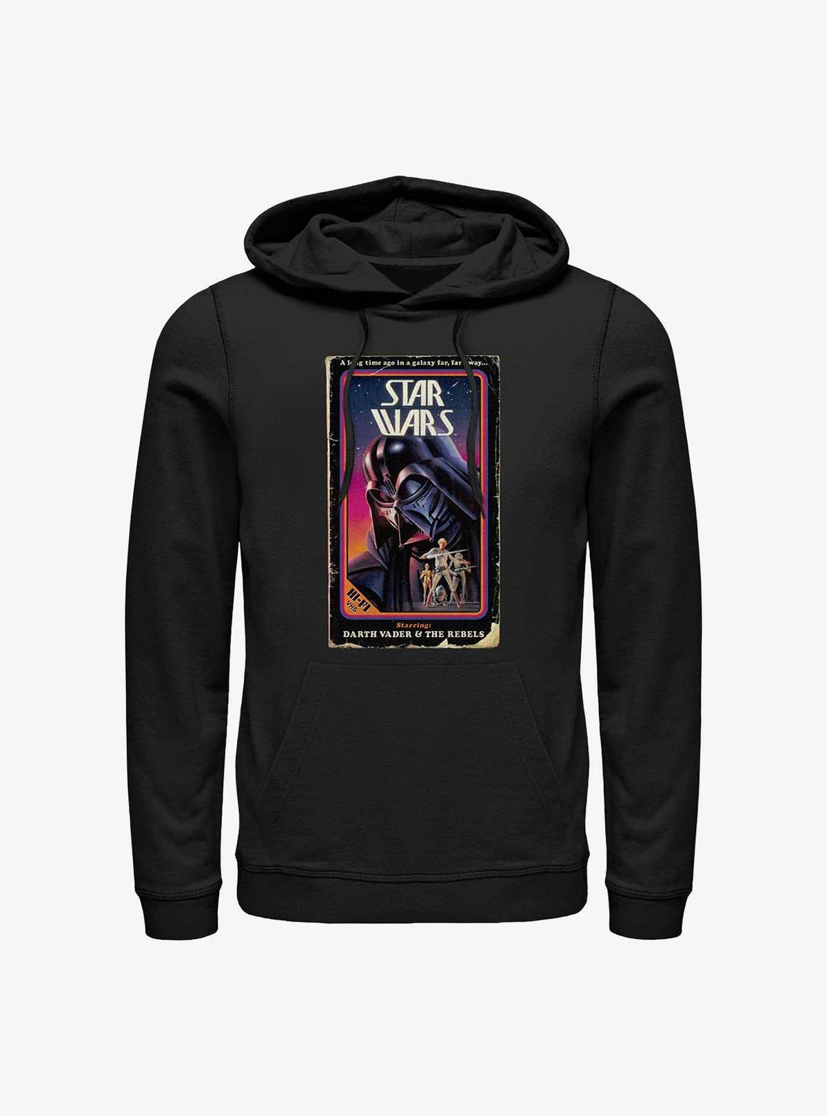 space adventure VHS Stars Hoodie