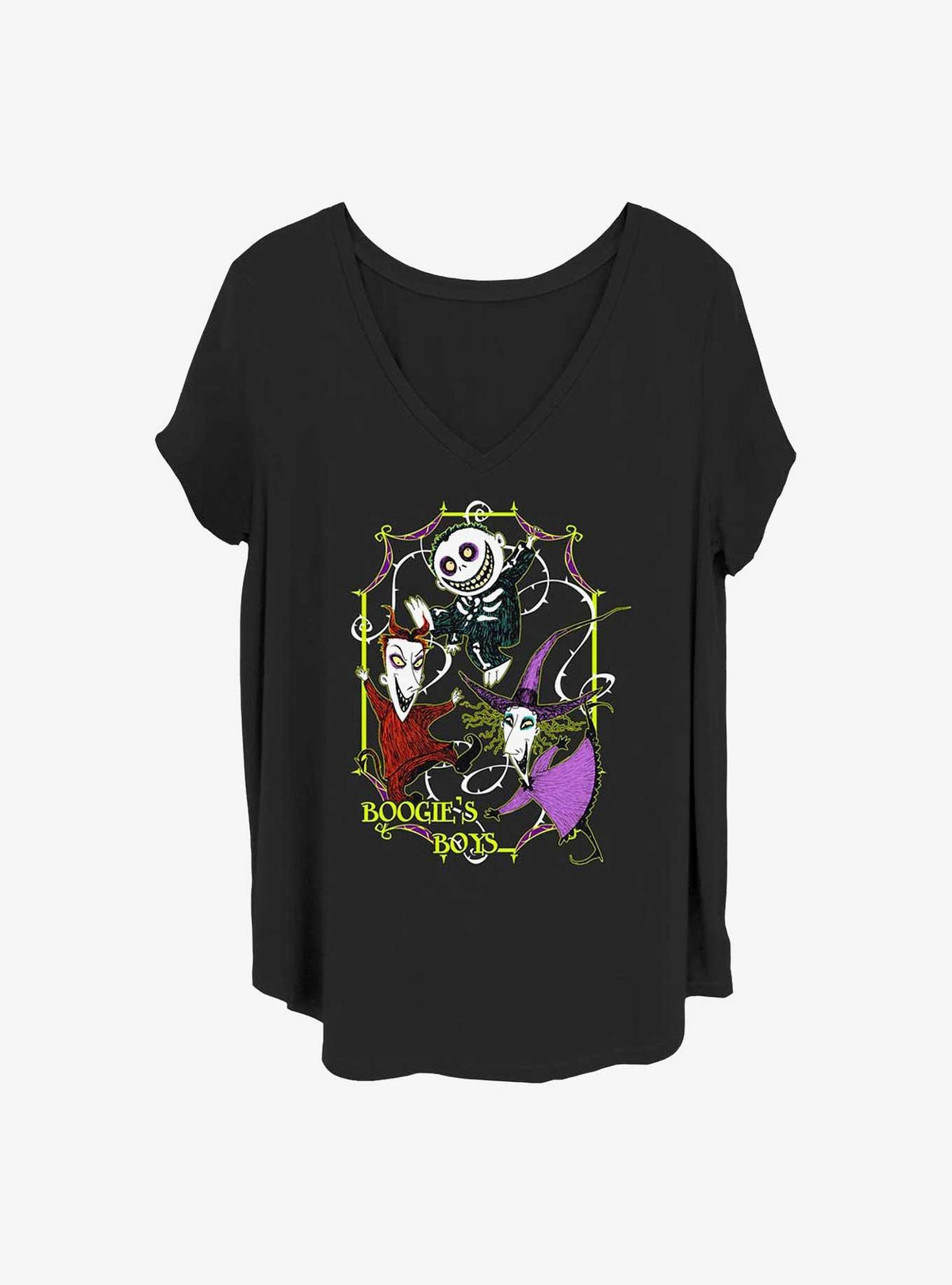 Disney The Nightmare Before Christmas Boogies Boys Lock Shock Barrel Girls TShirt Plus Size T-Shirt | Best-Selling Design | Great For Christmas Season