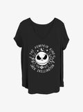 Disney The Nightmare Before Christmas Jack The Pumpkin King Girls TShirt Plus Size T-Shirt | Cute Festive Style | Perfect For Daily Wear