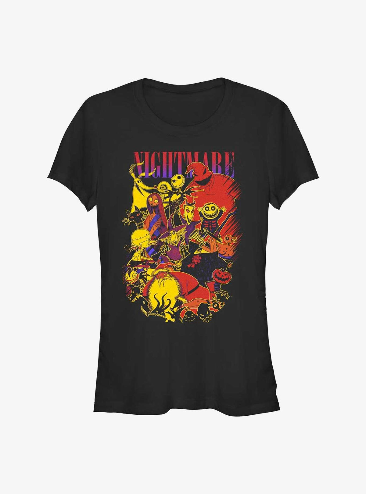 Disney The Nightmare Before Christmas Spook Squad Girls TShirt T-Shirt | Fan Favorite Artwork | Great For Christmas Season