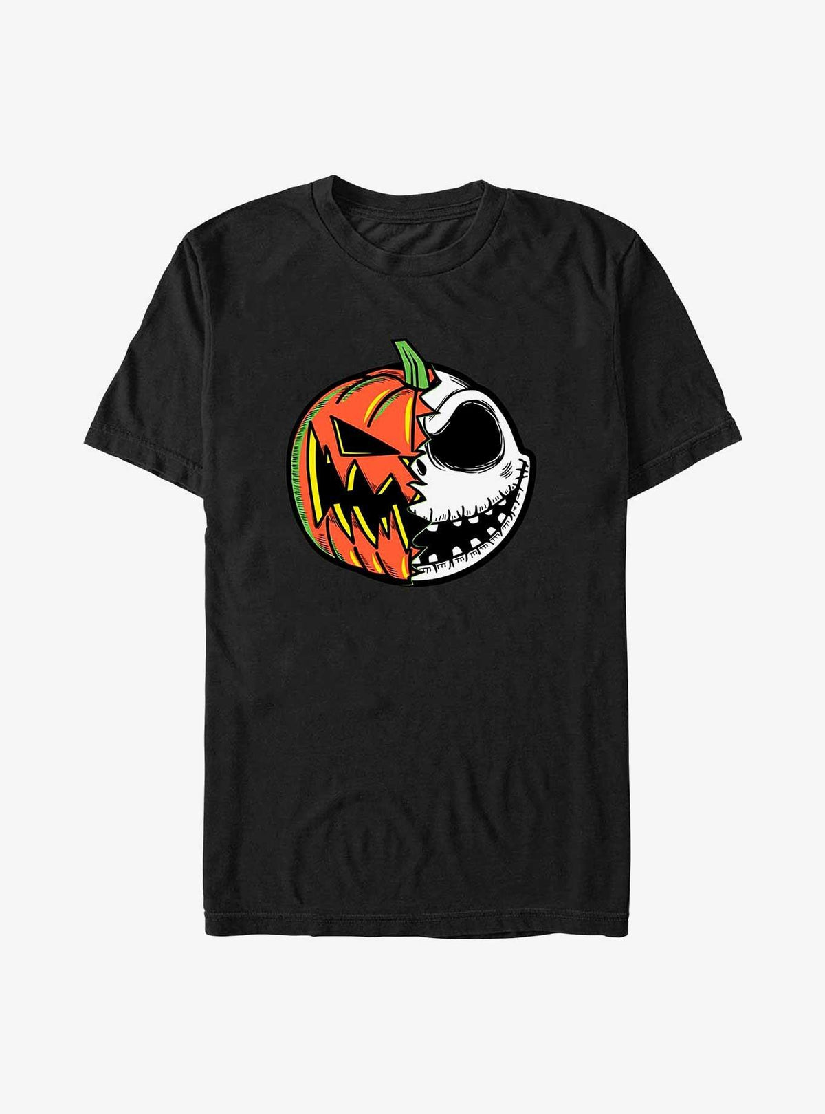 The Nightmare Before Christmas Pumpkin King Jack Split Face TShirt T-Shirt | Premium Graphic | Top Pick For Gifting