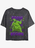 Disney The Nightmare Before Christmas Oogie Boogie Christmas Mineral Wash Girls Crop TShirt T-Shirt | Holiday Edition | Perfect For Daily Wear