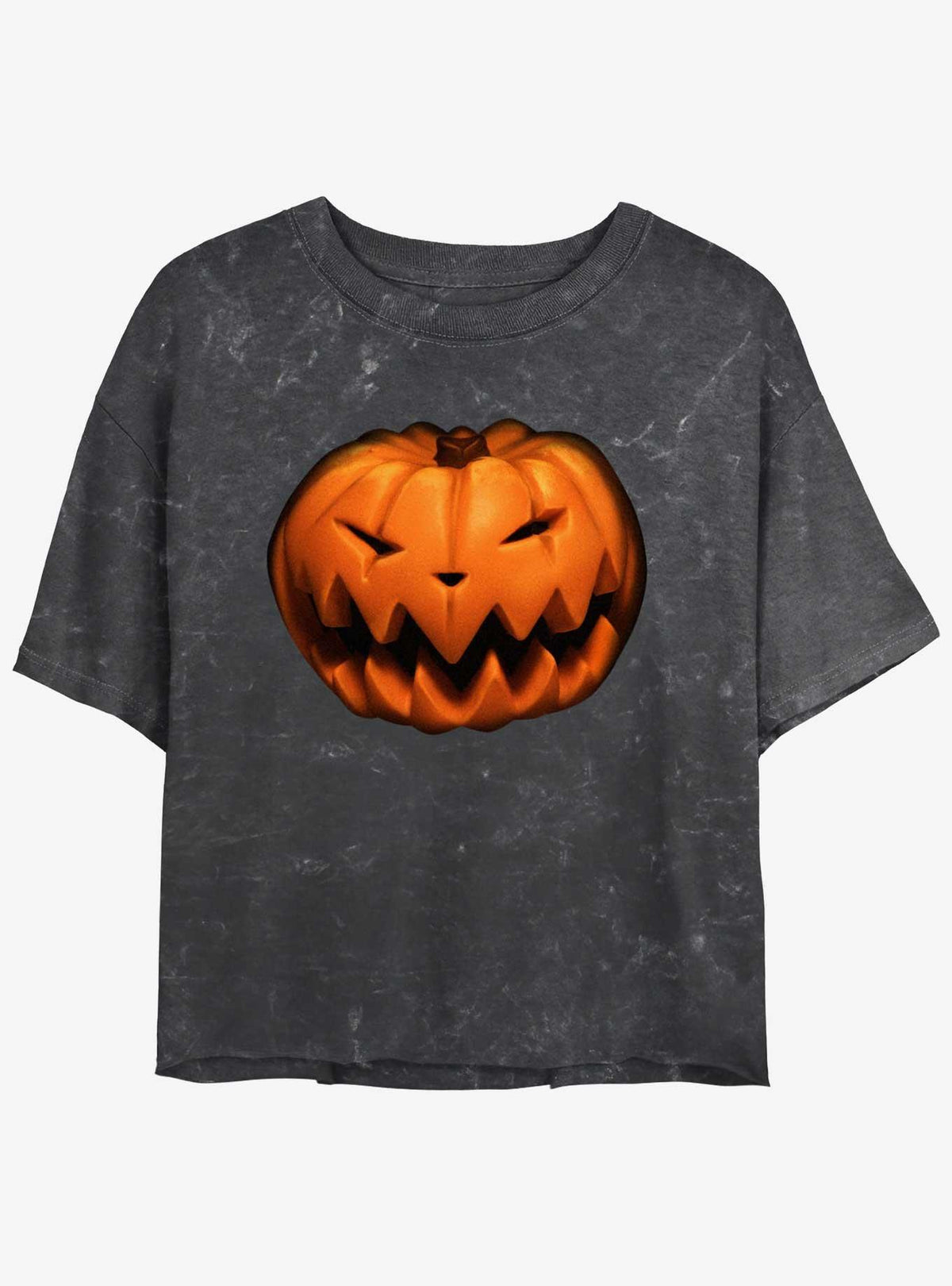 Disney The Nightmare Before Christmas Pumpkin King Mineral Wash Girls Crop T-Shirt T-Shirt | Fan Favorite Style | Great Gift Idea