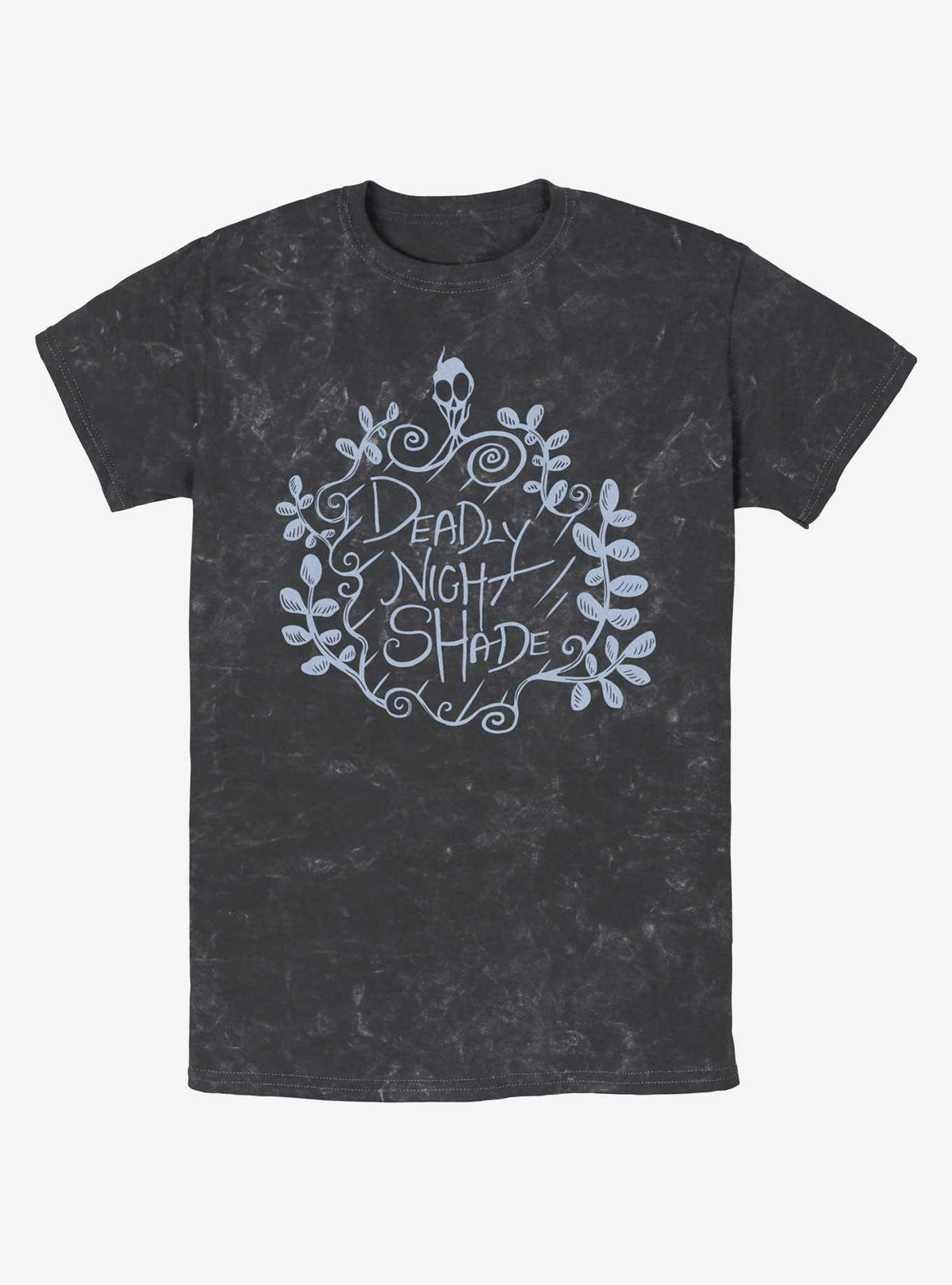 Disney The Nightmare Before Christmas Deadly Night Shade Mineral Wash T-Shirt T-Shirt | High-Quality Print | Must-Have Style