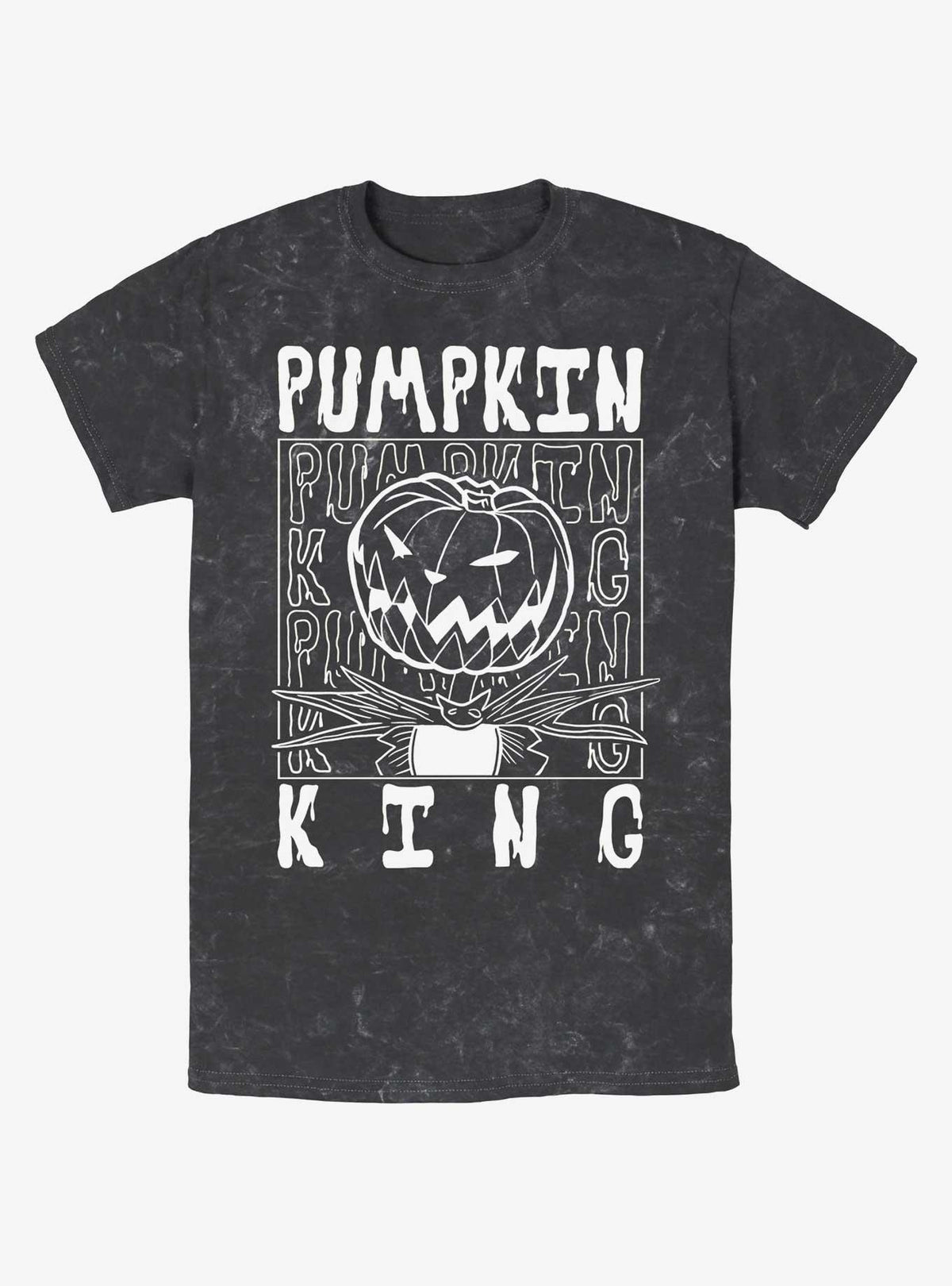 Disney The Nightmare Before Christmas Jack Pumpkin King Mineral Wash T-Shirt T-Shirt | Exclusive Edition | Must-Have Style