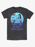 Disney The Nightmare Before Christmas Sally Sweet Like Deadly Nightshade Mineral Wash TShirt T-Shirt | Top Trending Graphic | Great For Christmas Season