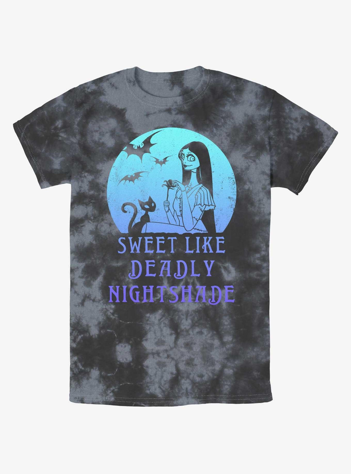 Disney The Nightmare Before Christmas Sally Sweet Like Deadly Nightshade TieDye TShirt T-Shirt | High-Quality Print | Perfect Holiday Gift