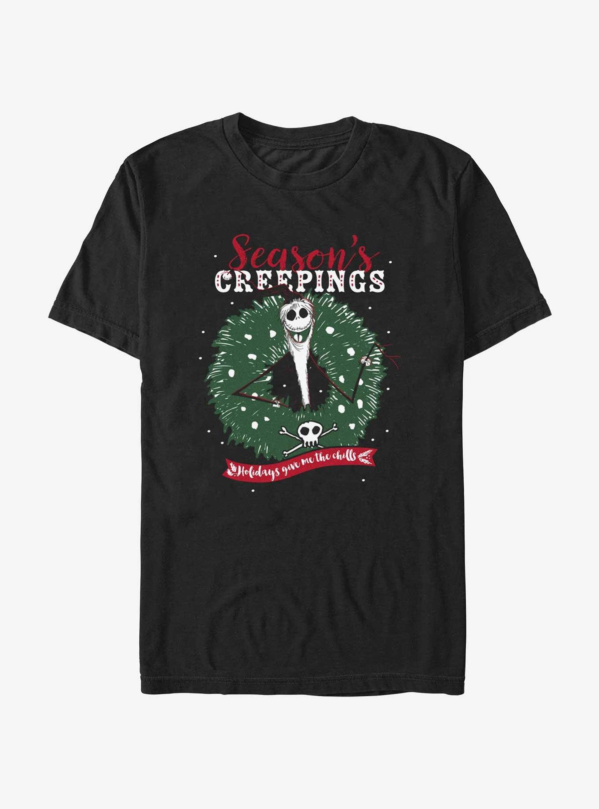 The Nightmare Before Christmas Jack Season's Creepings Wreath T-Shirt T-Shirt | High-Quality Print | Must-Have Style