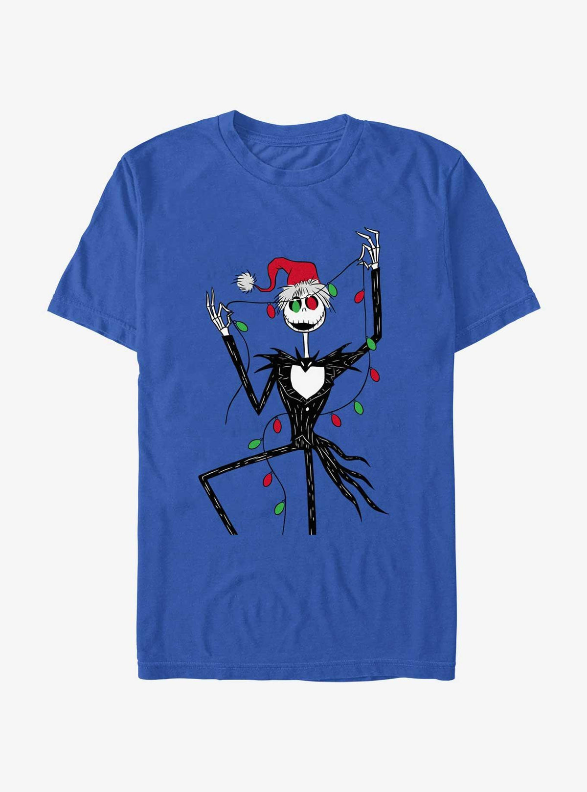 The Nightmare Before Christmas Santa Jack Christmas Lights TShirt T-Shirt | Holiday Edition | Limited Christmas Style