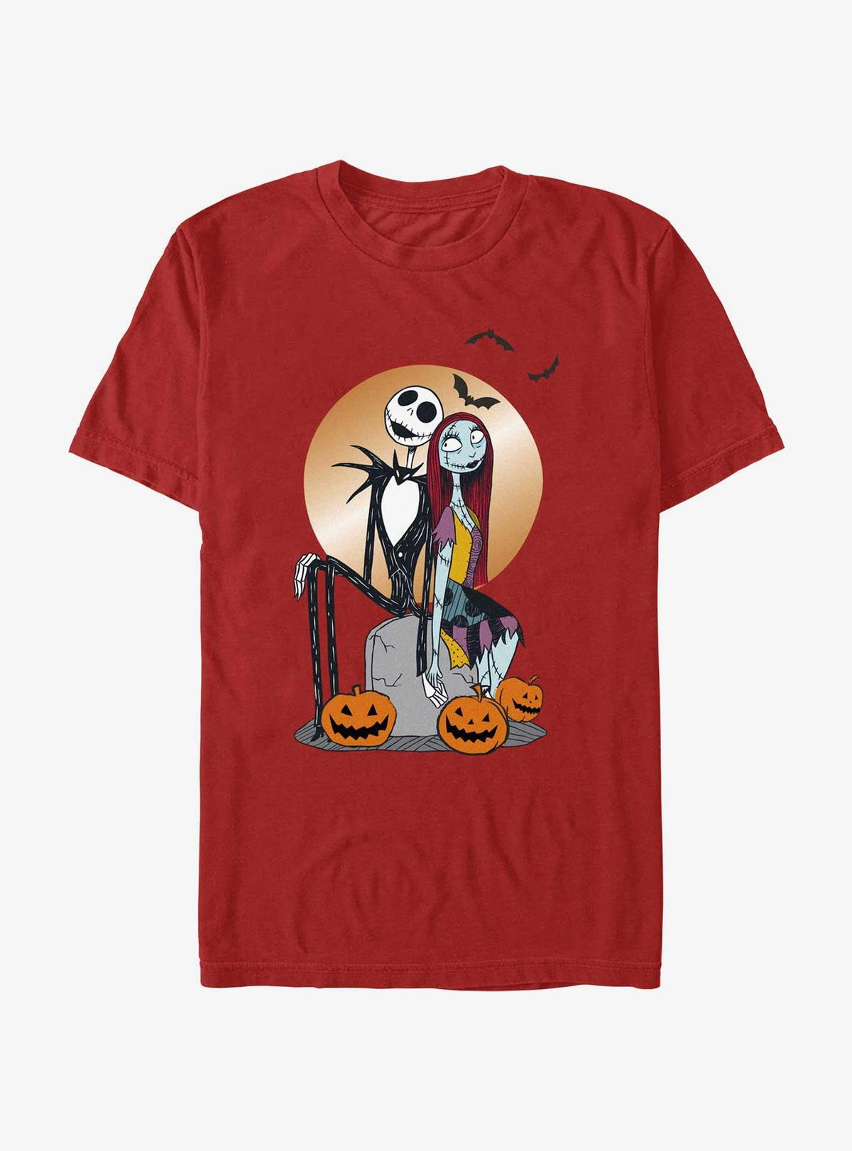 Disney The Nightmare Before Christmas Jack and Sally Holding Hands TShirt T-Shirt | High-Quality Print | Trending Festive Apparel