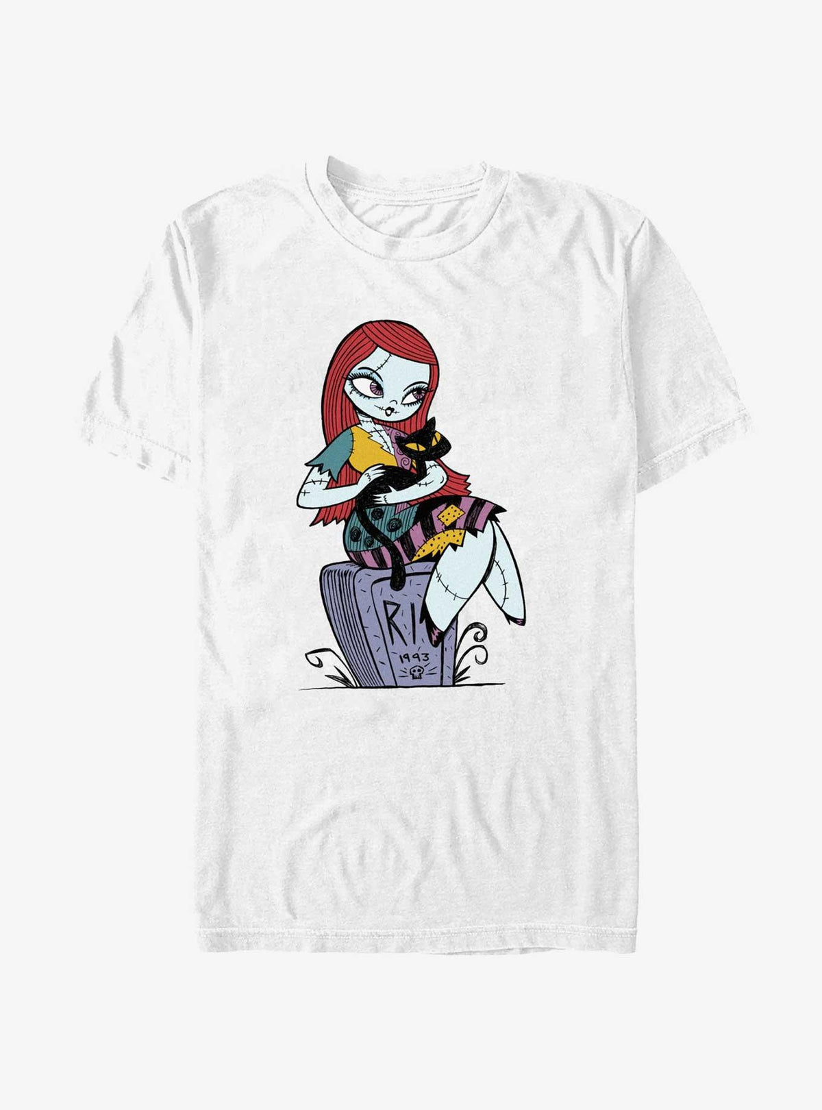 Disney The Nightmare Before Christmas Sally and Black Cat TShirt T-Shirt | Best-Selling Design | Perfect For Daily Wear