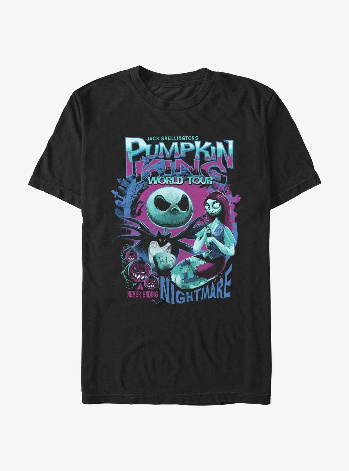 The Nightmare Before Christmas Pumpkin King World Tour TShirt T-Shirt | Premium Graphic | Great For Christmas Season