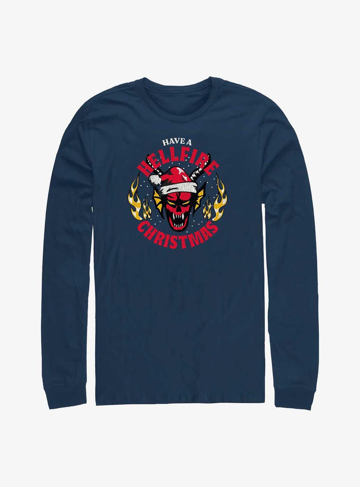 Stranger Things Have A Hellfire Christmas Long-Sleeve T-Shirt T-Shirt | Trending Design | Top Pick For Fans