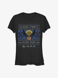Marvel X-Men Wolverine Ugly Christmas Girls T-Shirt T-Shirt | Premium Graphic | Must-Have Style