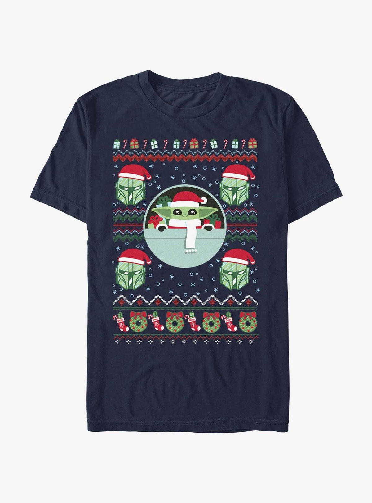 Star Wars The Mandalorian Grogu Ugly Christmas TShirt T-Shirt | Fan Favorite Artwork | Perfect For Daily Wear