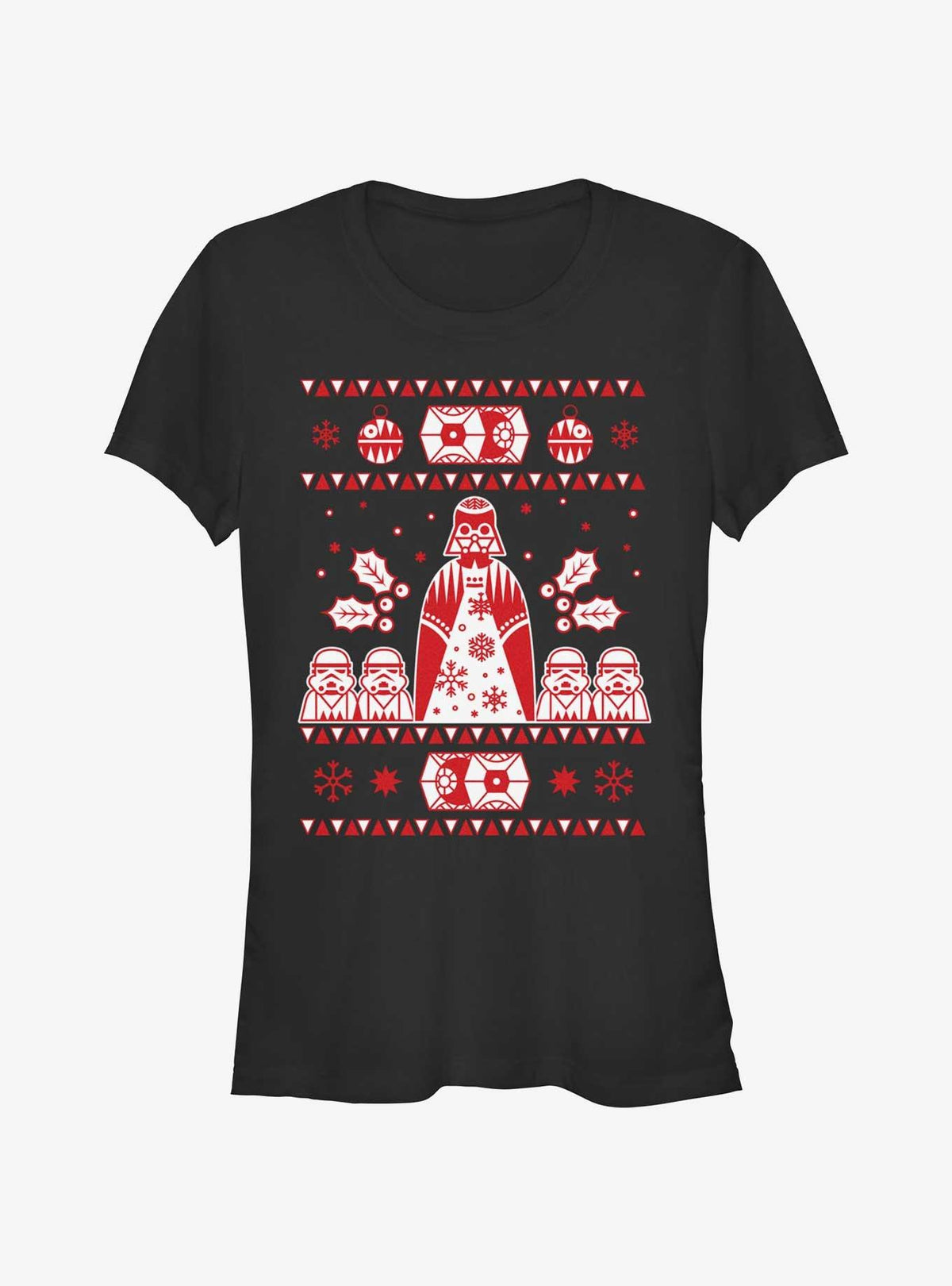 Star Wars Empire Ugly Christmas Girls TShirt T-Shirt | Best-Selling Design | Top Pick For Gifting