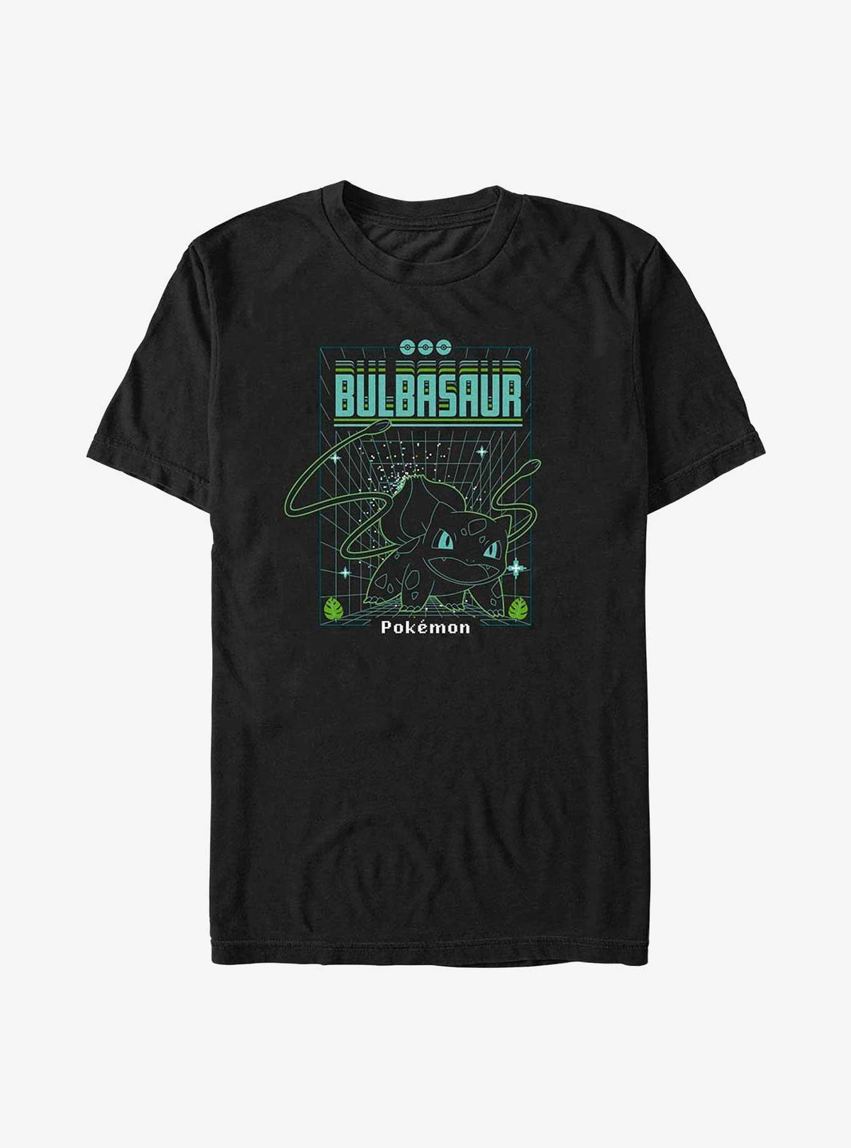 monster gamer Bulbasaur Grid T-Shirt