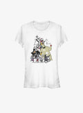 Disney The Nightmare Before Christmas Halloween Town Members Girls TShirt T-Shirt | Top Trending Graphic | Top Pick For Gifting