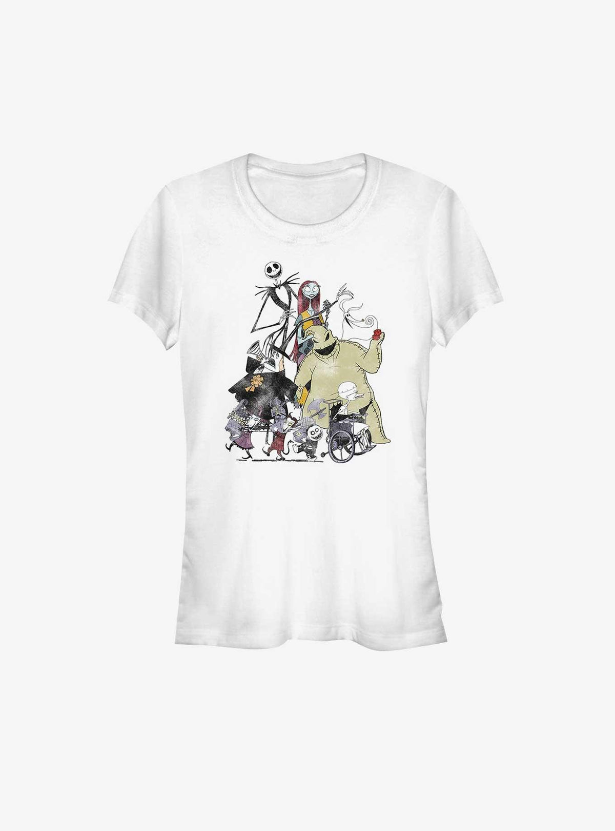 Disney The Nightmare Before Christmas Halloween Town Members Girls TShirt T-Shirt | Top Trending Graphic | Top Pick For Gifting