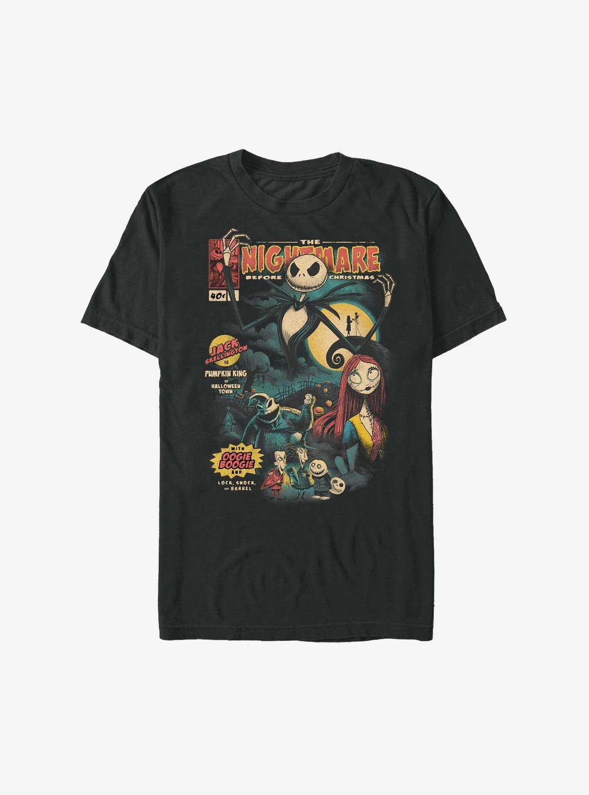 The Nightmare Before Christmas Comic Cover TShirt T-Shirt | Best-Selling Design | Perfect For Daily Wear