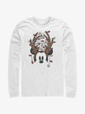 Disney Mickey Mouse Christmas Light Antlers Long-Sleeve T-Shirt T-Shirt | Fan Favorite Style | Top Pick For Fans