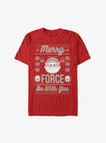 Star Wars The Mandalorian Grogu Merry Force Be With You Ugly Christmas Extra Soft T-Shirt T-Shirt | Fan Favorite Style | High Demand Item