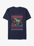 Marvel Avengers Assemble Ugly Christmas TShirt T-Shirt | Vintage Christmas Look | Trending Festive Apparel