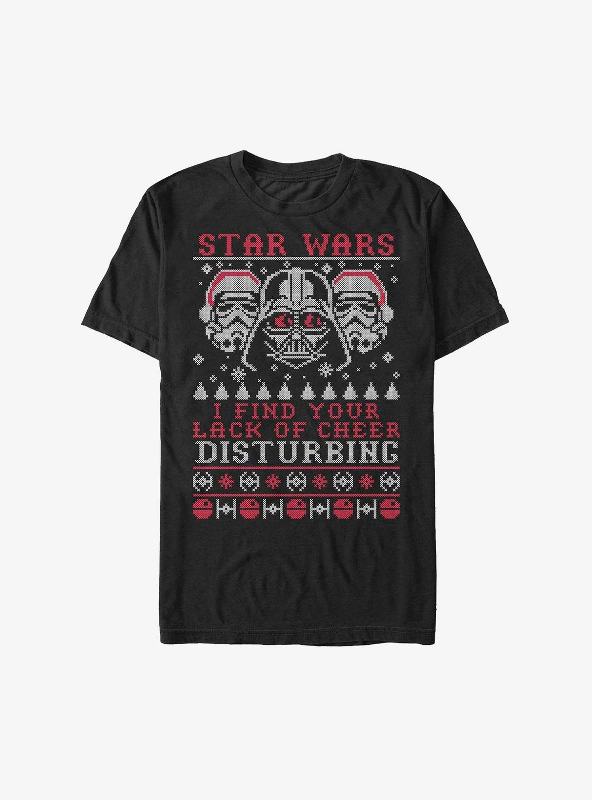 Star Wars Darth Vader Troopers Cheer Ugly Christmas TShirt T-Shirt | Seasonal Must-Have | Limited Christmas Style