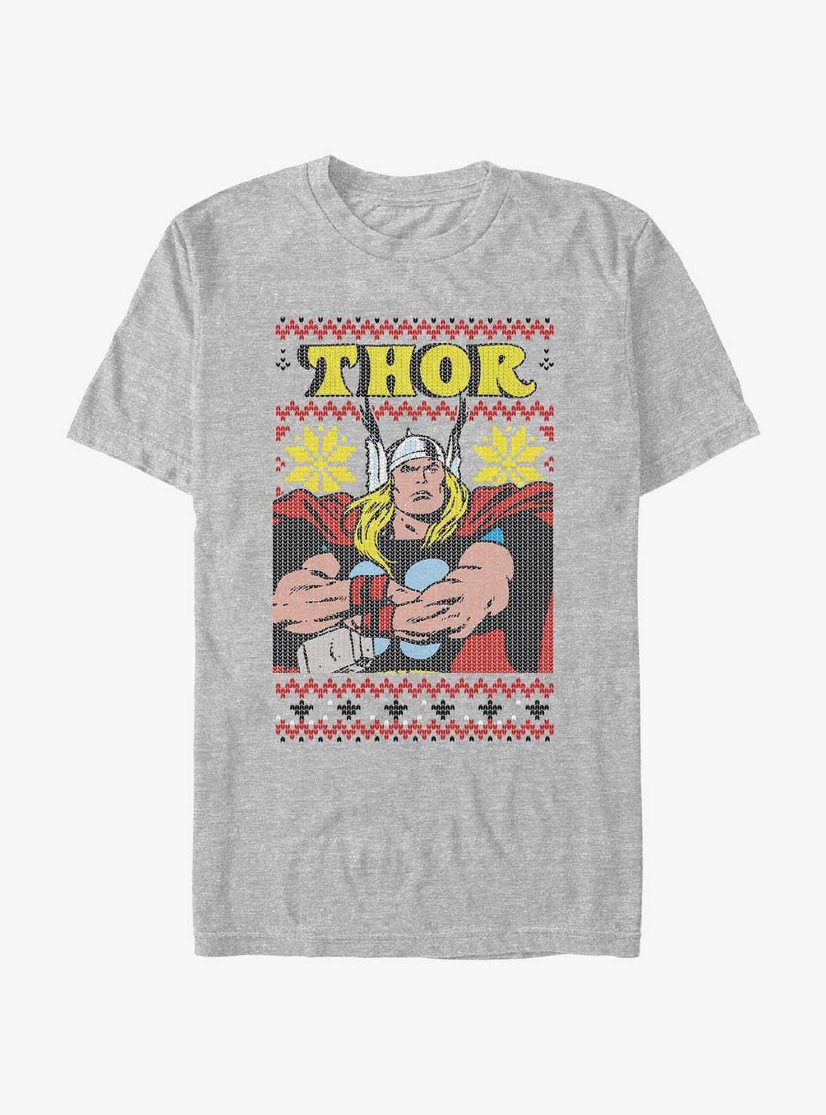 Marvel Thor Asgardian Ugly Christmas TShirt T-Shirt | High-Quality Print | Perfect For Daily Wear