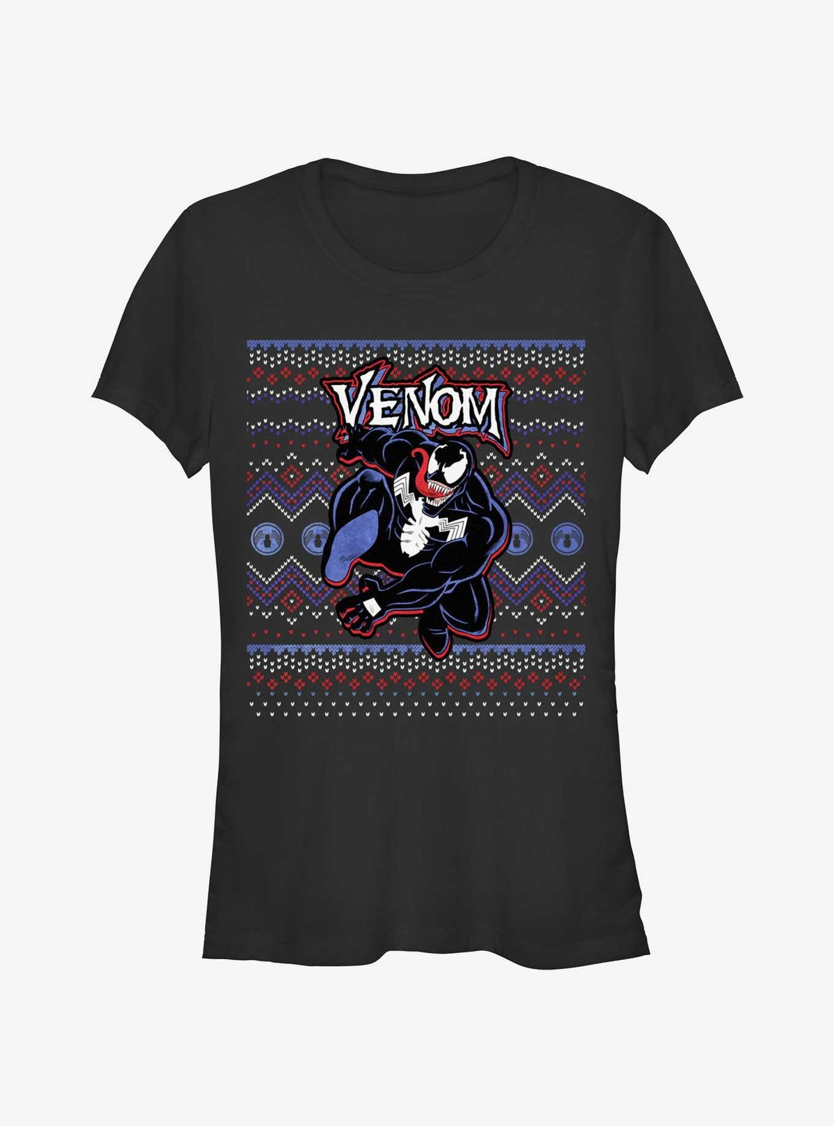 Marvel Venom Venomous Ugly Christmas Girls T-Shirt T-Shirt | Premium Graphic | Great Gift Idea