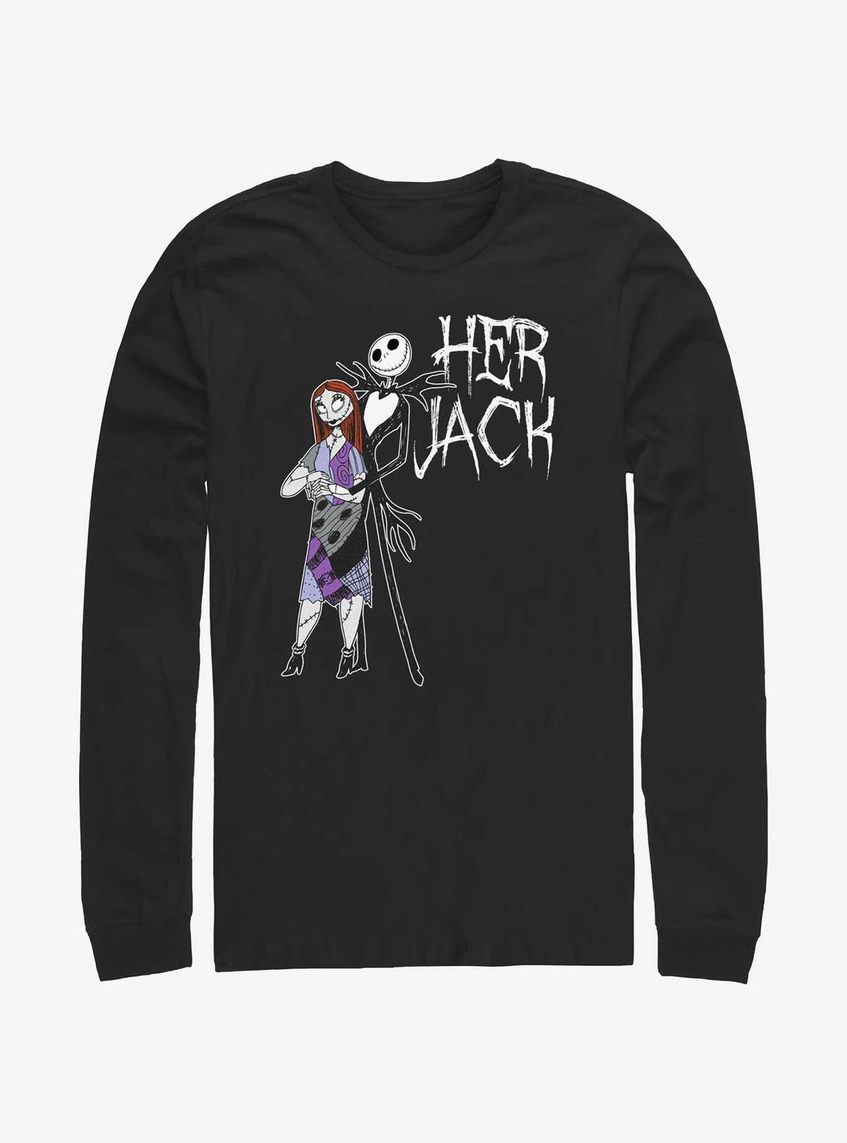 The Nightmare Before Christmas Her Jack LongSleeve TShirt T-Shirt | Top Trending Graphic | Perfect Holiday Gift