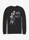 The Nightmare Before Christmas His Sally LongSleeve TShirt T-Shirt | Fan Favorite Artwork | Trending Festive Apparel