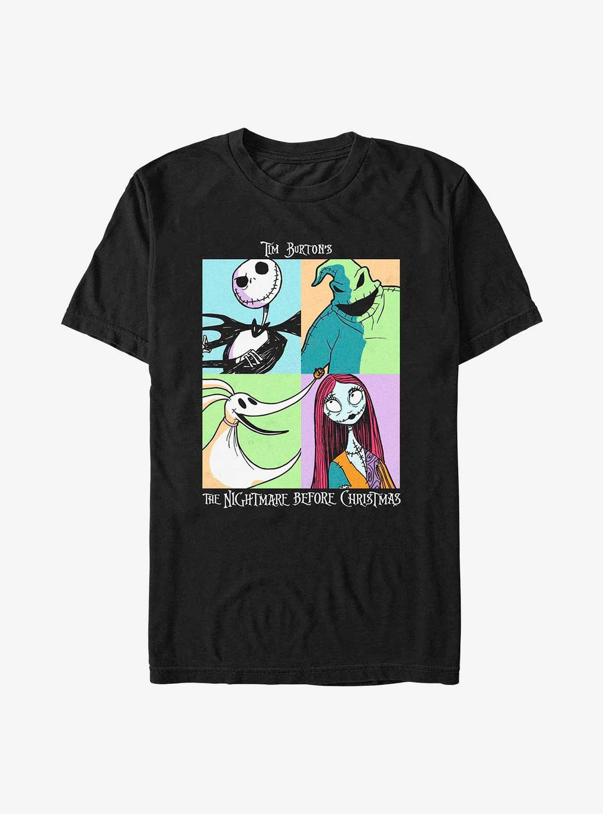 Disney The Nightmare Before Christmas Spooky Squares TShirt T-Shirt | Top Trending Graphic | Trending Festive Apparel