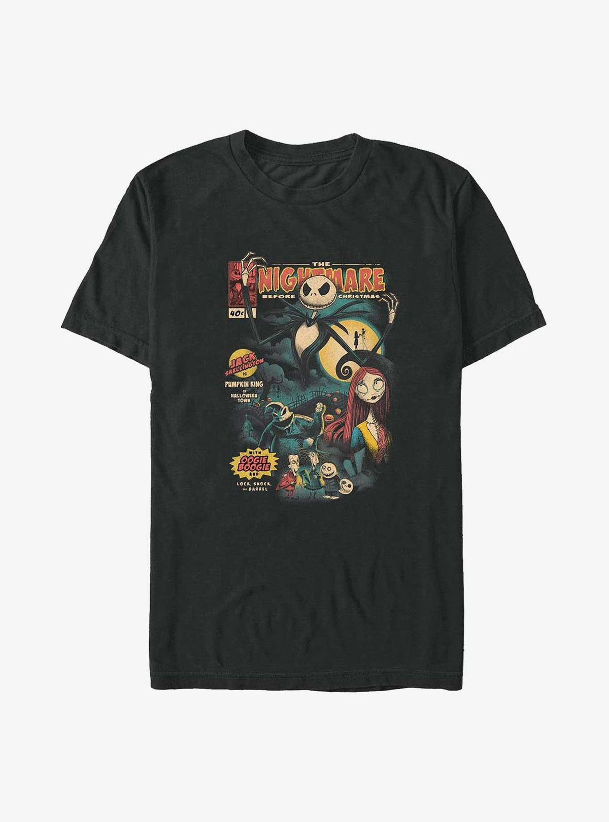 The Nightmare Before Christmas Comic Cover Big Tall T-Shirt T-Shirt | Best-Selling Artwork | Must-Have Style