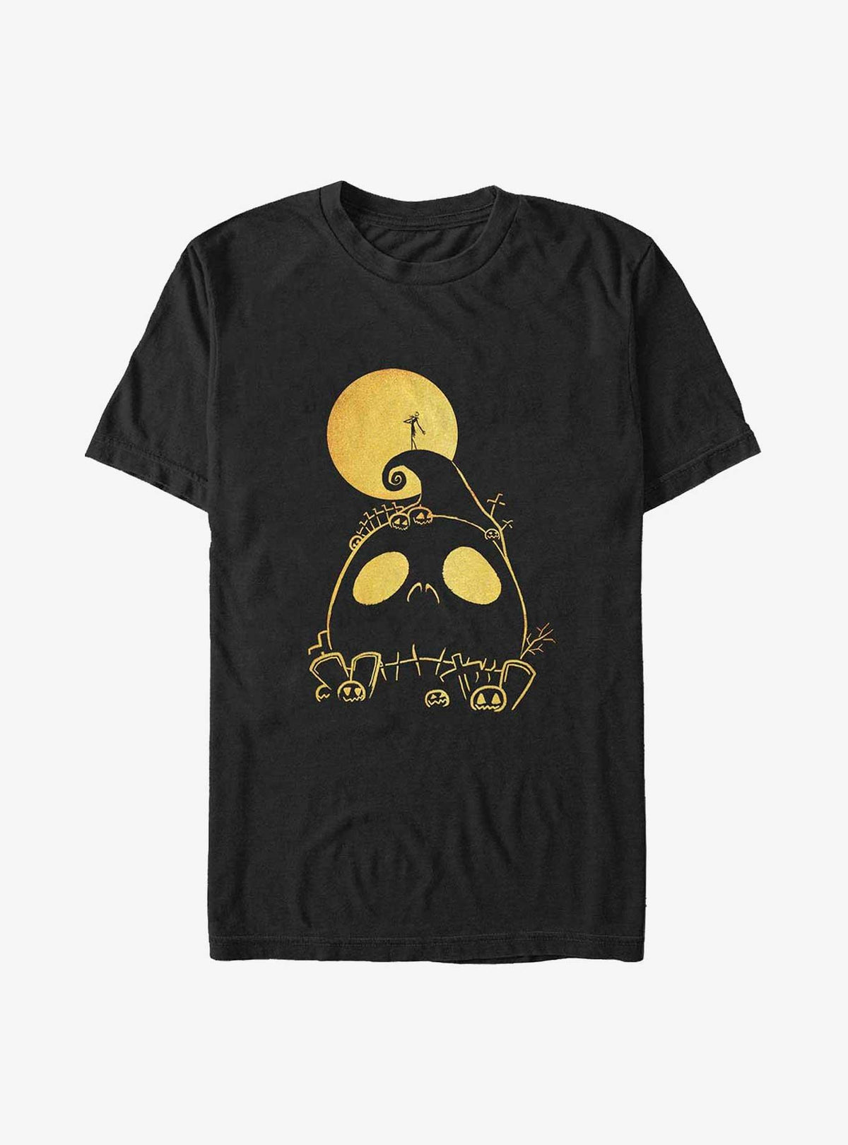 Disney The Nightmare Before Christmas Skull Cemetery Big Tall TShirt T-Shirt | Cute Festive Style | Limited Christmas Style