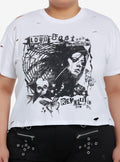 Social Collision Loud Fast Rebellious Girls Crop T-Shirt Plus Size | Premium Unisex T-Shirt, Trending Graphic Tee