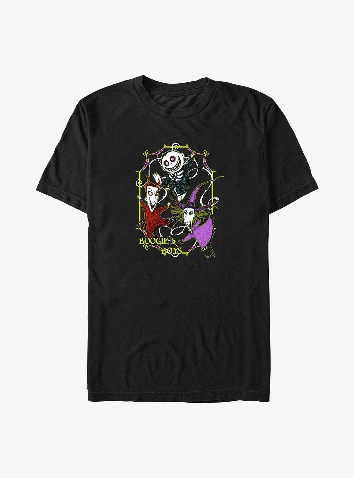 Disney The Nightmare Before Christmas Boogie's Boys Lock Shock Barrel Big Tall T-Shirt T-Shirt | Streetwear Vibe | Perfect For Daily Wear