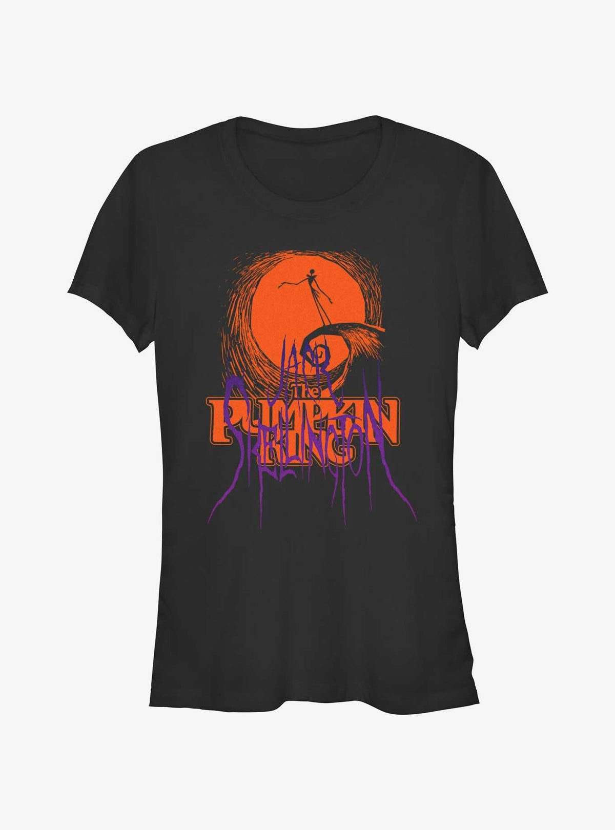 Disney The Nightmare Before Christmas Jack Skellington The Pumpkin King Girls T-Shirt T-Shirt | Viral Style | Perfect For Daily Wear