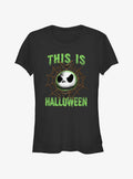 Disney The Nightmare Before Christmas Jack Skellington This Is Halloween Girls T-Shirt T-Shirt | Aesthetic Graphic | Top Pick For Fans