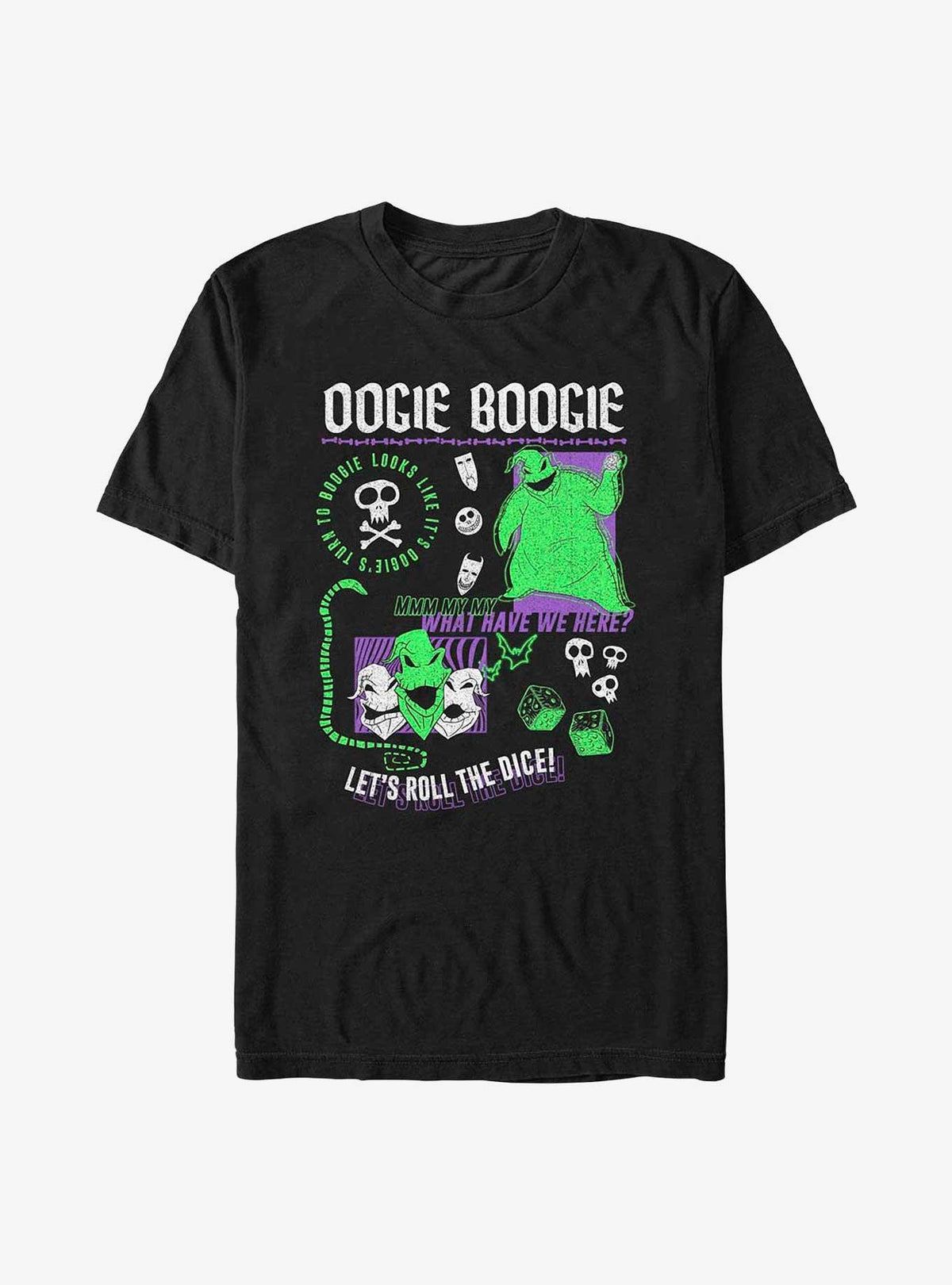 Disney The Nightmare Before Christmas Oogie Boogie Extra Soft TShirt T-Shirt | Holiday Edition | Top Pick For Gifting